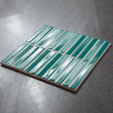 Vægflise Melody Turquoise Blank 20x20