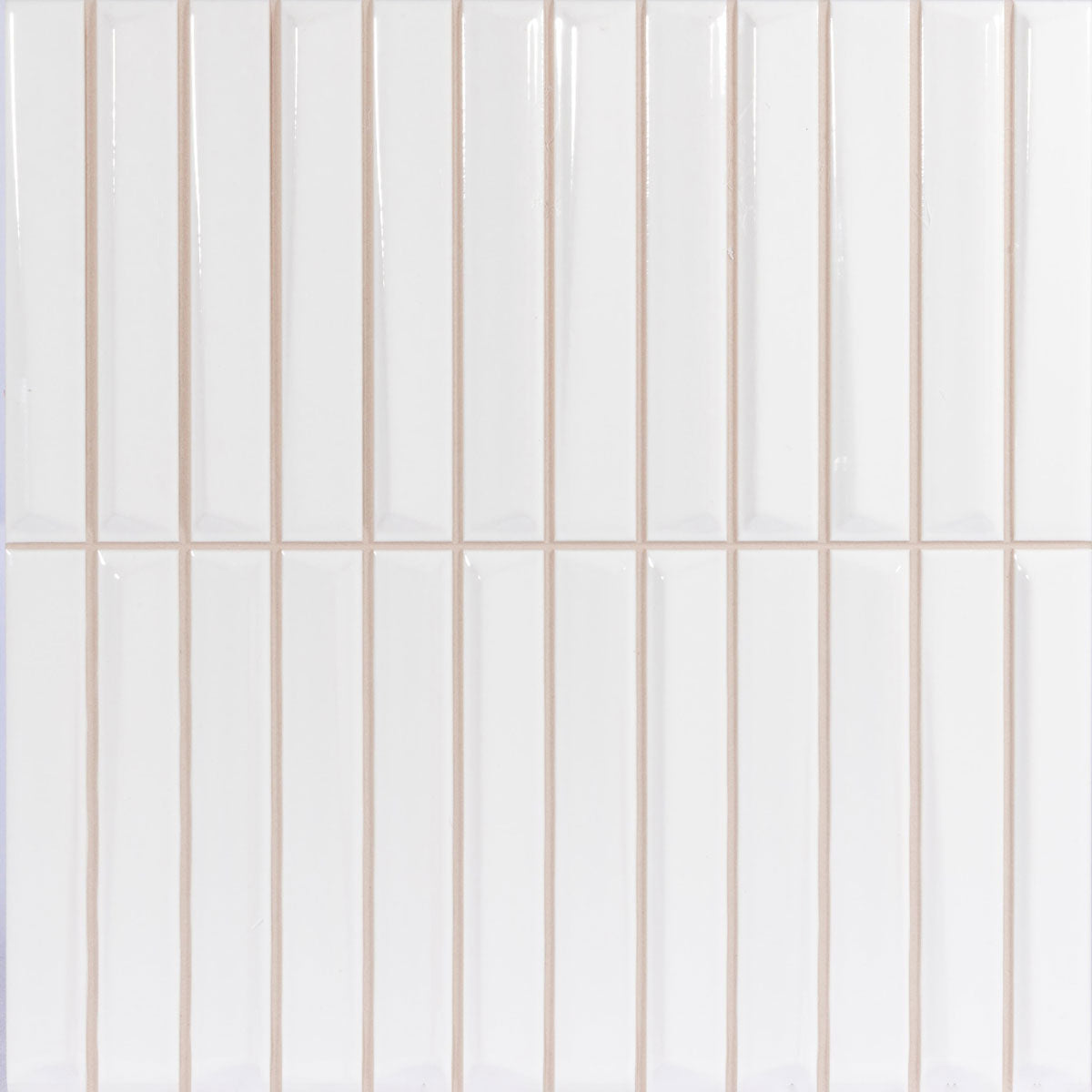 Vægflise Melody White Blank 20x20