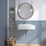 Prøve Vægflise New Country Blue Blank 15x15