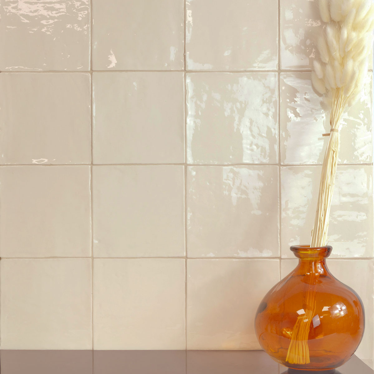 Vægflise New Country Cream Blank 15x15  