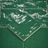 Vægflise New Country Green Blank 15x15  
