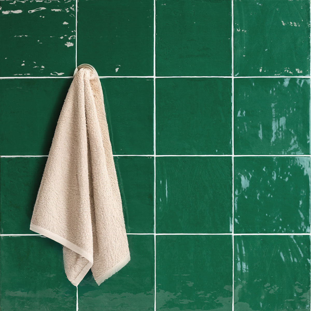 Vægflise New Country Green Blank 15x15  