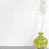 Vægflise New Country White Blank 15x15