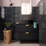 Vægflise Tribeca Basalt Blank 6x24,6