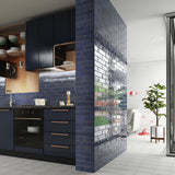 Vægflise Tribeca Blue Note Blank 6x24,6