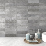 Prøve Vægflise Tribeca Grey Whisper Blank 6x24,6