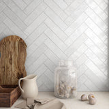 Prøve Vægflise Tribeca Gypsym White Blank 6x24,6