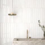Prøve Vægflise Vertikale Clean Blank 5x40