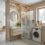 Vægflise Hvid Glat mat 7,5x15