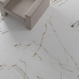 Klinker Amber White Marmor Mat 90x90