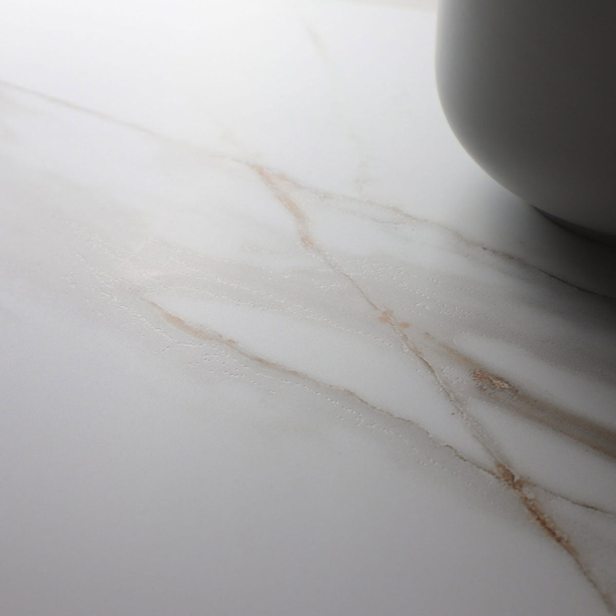 Klinker Amber White Marmor Mat 90x90
