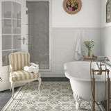 Klinker Atelier Rose Dekor Mat 20x20
