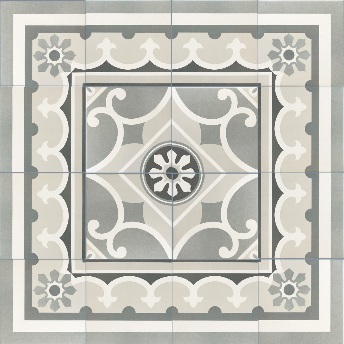Klinker Atelier Rose Dekor Mat 20x20