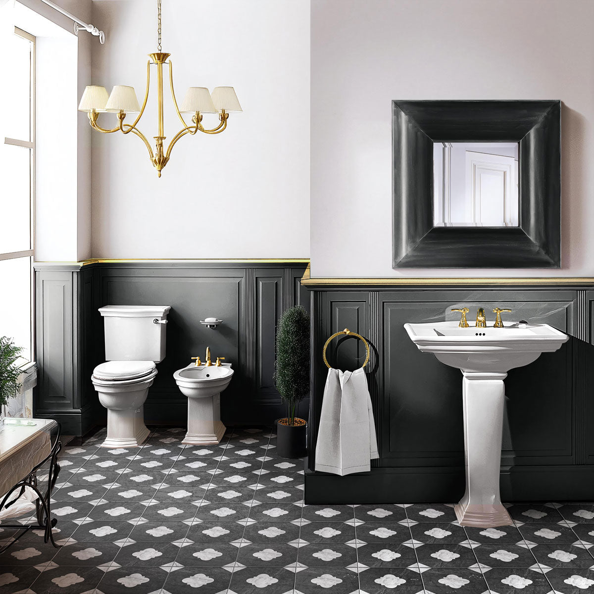 Prøve Klinker Decor Florencia Night Mat 22,3x22,3