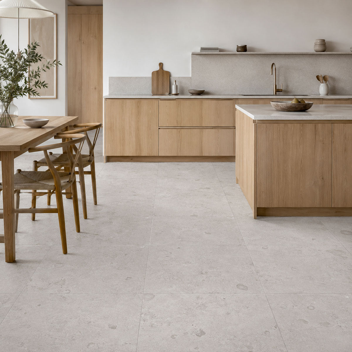 Klinker Jura Kalksten Gris Mat 60x60