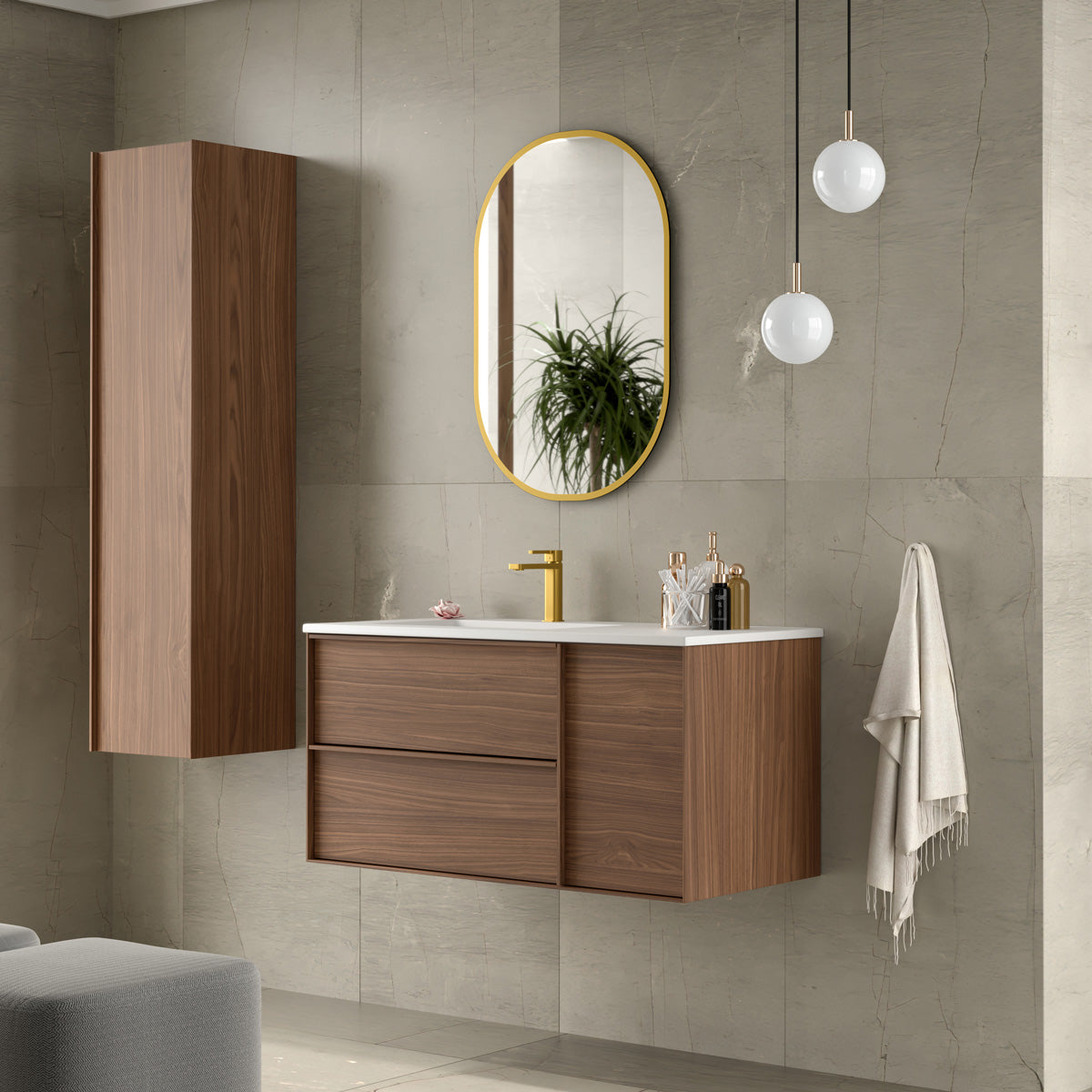 Kommode 100 cm Tenfors Norell Valnød