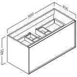 Kommode 100 cm Tenfors Rosendal Ek