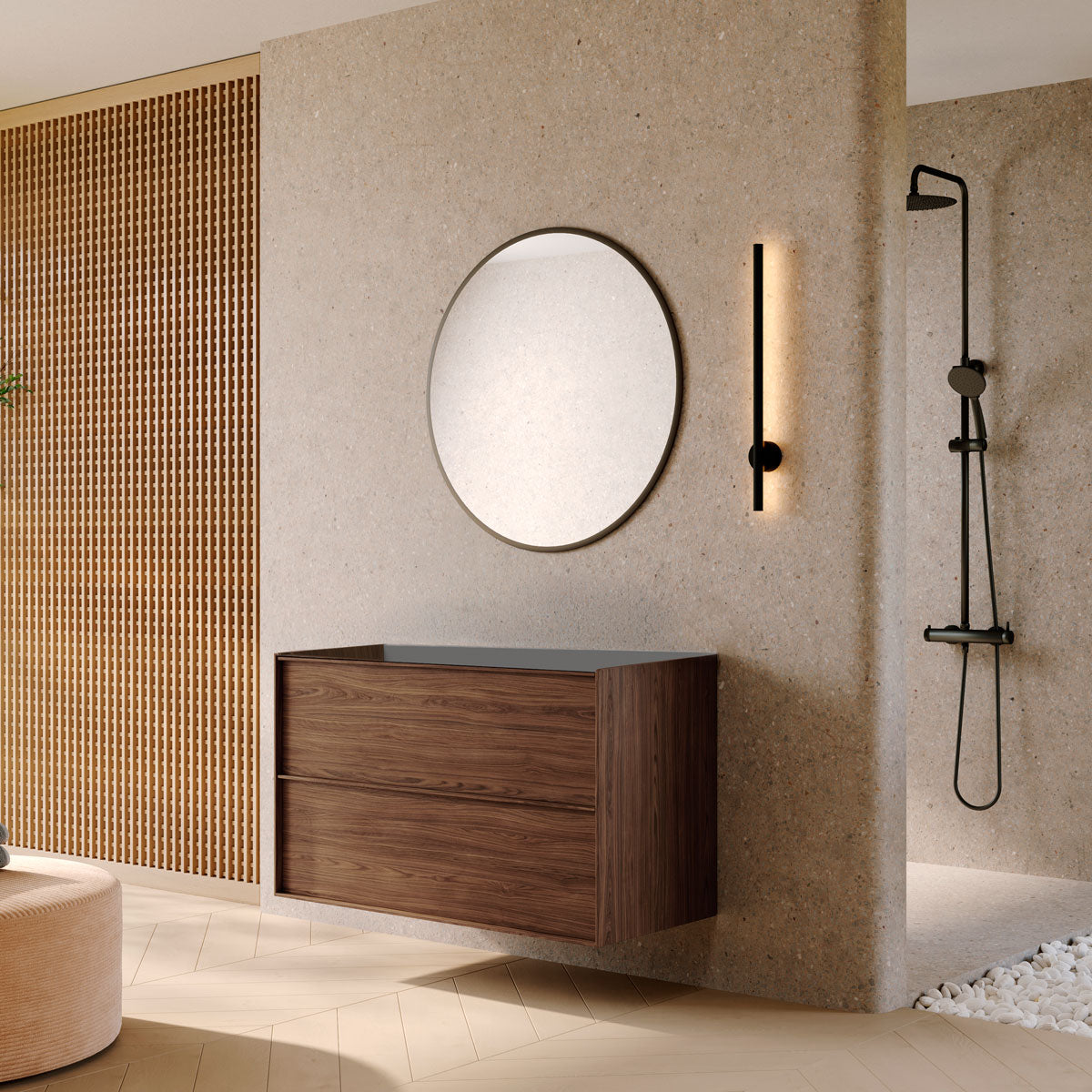 Kommode 100 cm Tenfors Nordlig Valnød