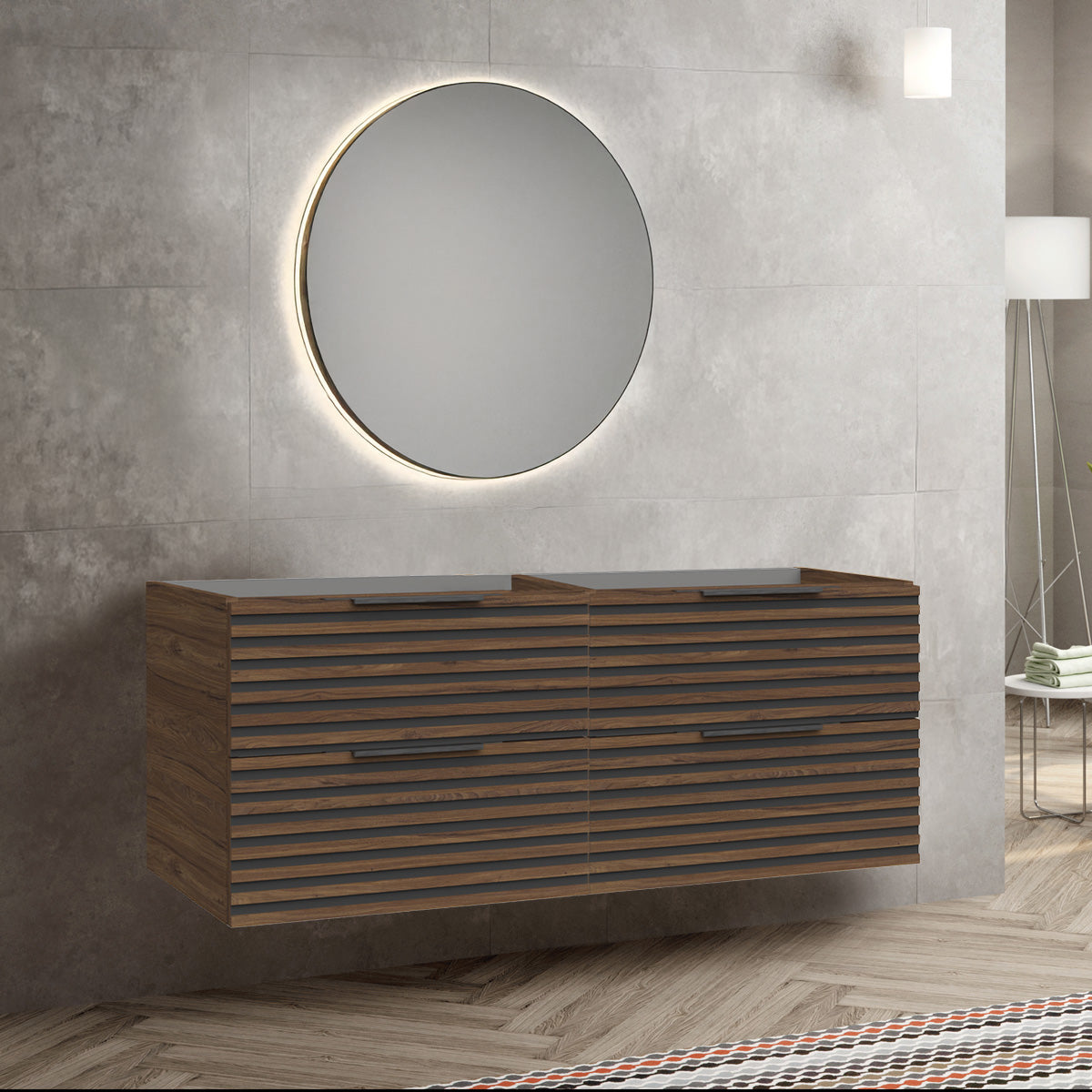 Kommode 120 cm Tenfors Stilja Valnød 4 skuffer