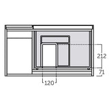 Kommode 100 cm Tenfors Norell Vit Matt