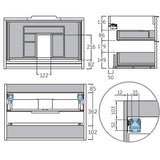 Kommode 60 cm Tenfors Stilja Eg