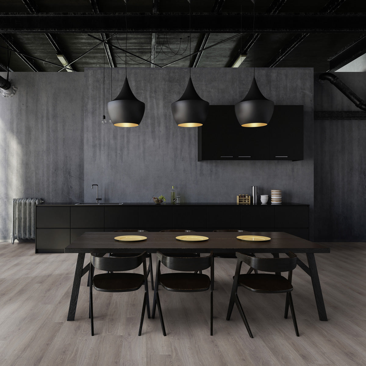 Laminatgulv Oak New York 8 mm, 1-stav