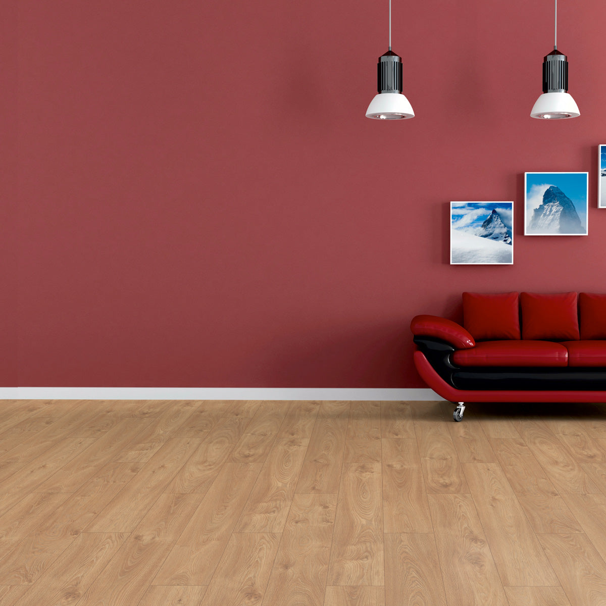 Laminatgulv Oak Zermatt 10 mm, 1-stav