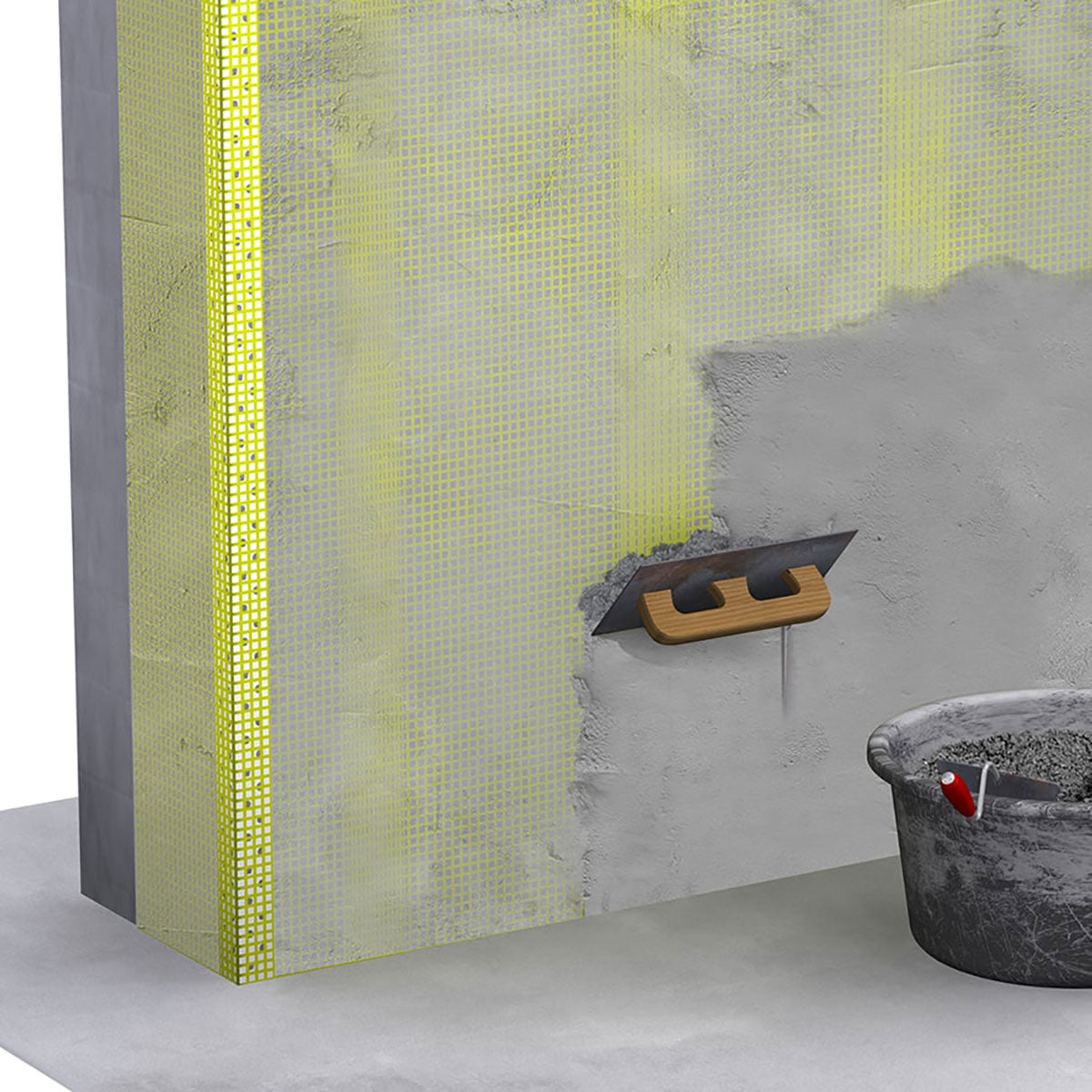 Pudsemørtel Mira 6870 Fibreplaster 20 kg