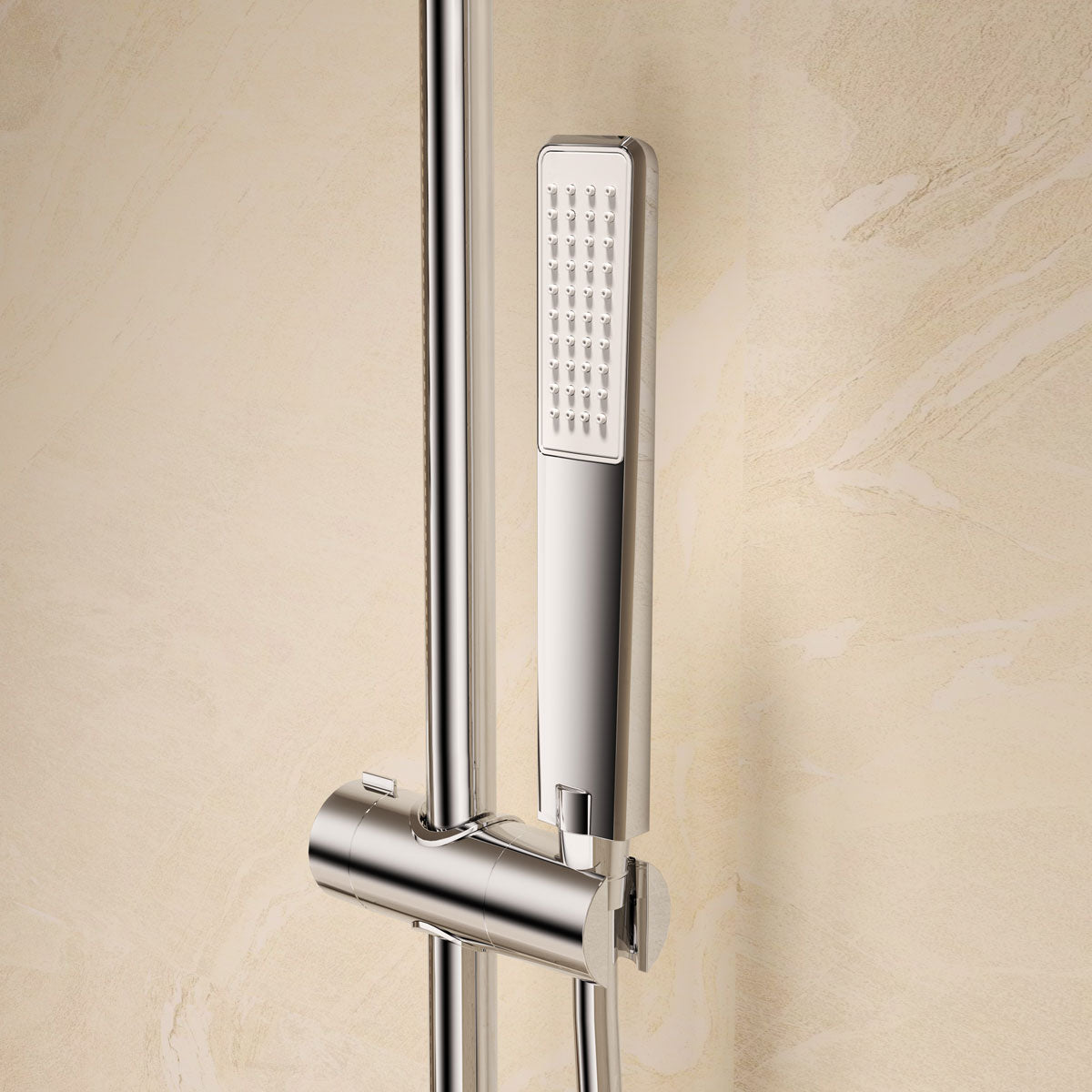 Brusesæt Toscana Krom 200 x 300 mm