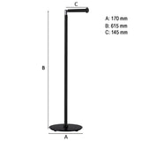 Toilet-/Reservepapirholder Smedbo Outline Sort Mat