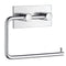 Swatch för Toiletpapirholder Smedbo Selvklæbende Kantet Krom Blank