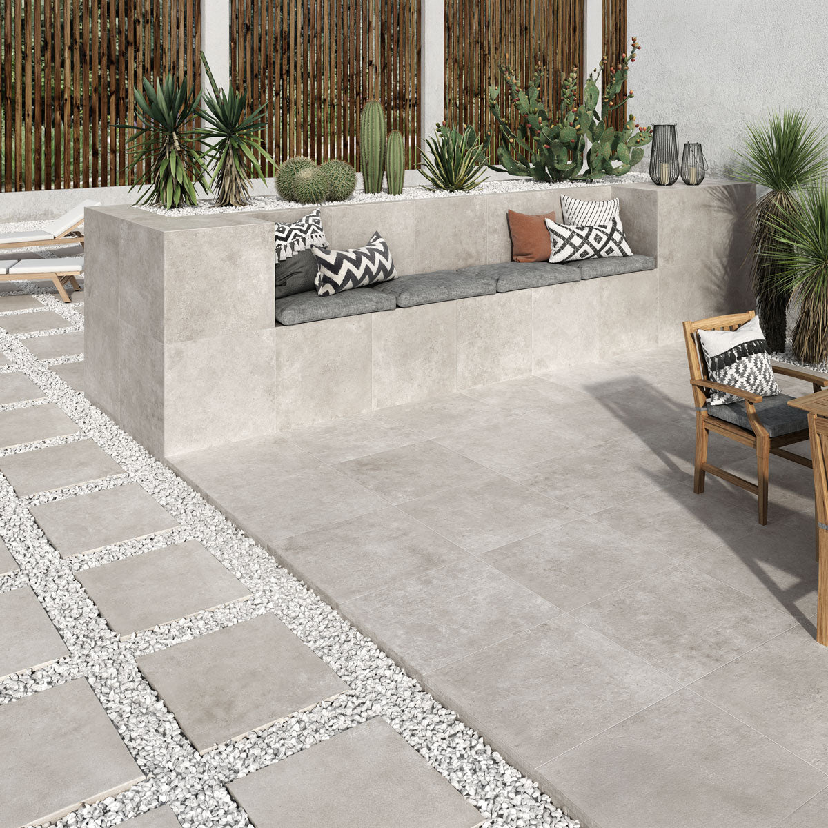 Prøve Udendørs Gulvfliser Crassana Grey 60x90 20mm