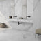 Swatch for Klinker Tholos White Blank Marmor 120x120