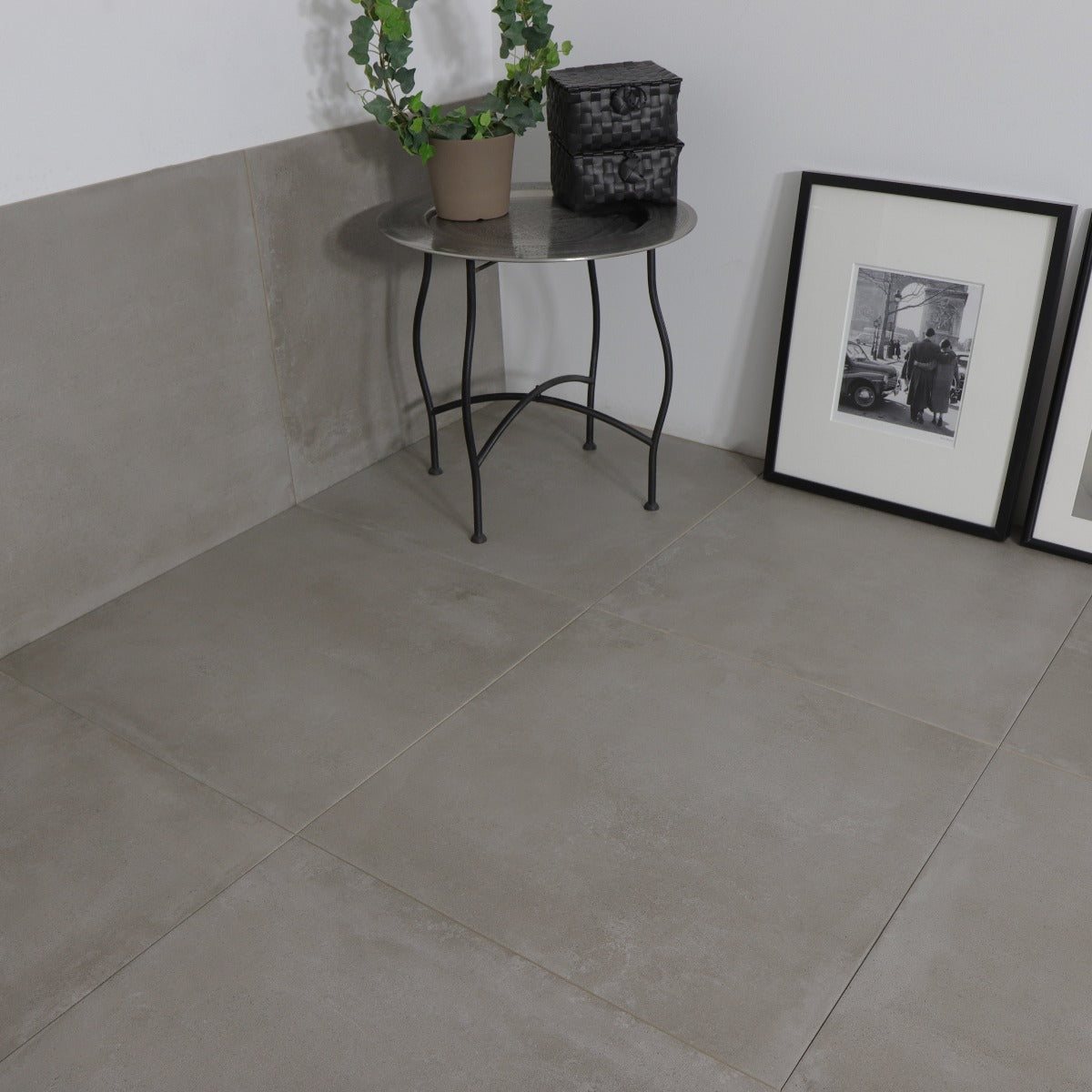 Klinker Powder Argent 60x60