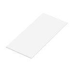 Bordplade Solid Surface Tenfors 100x45 cm Hvid Mat