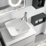Bordplade Solid Surface Tenfors 60x45 cm Hvid Mat