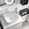 Bordplade Solid Surface Tenfors 60x45 cm Mat hvid