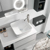 Bordplade Solid Surface Tenfors 80x45 cm Mat hvid
