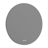 Badeværelsesspejl Rund Dugfri LED 80 cm Tenfors Verona