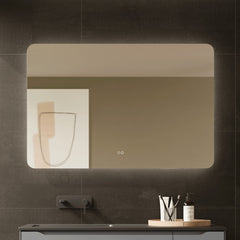 Badeværelsesspejl Dugfri LED 120x80 cm Tenfors Verona