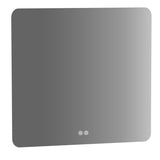 Badeværelsesspejl Dugfri LED 80x80 cm Tenfors Verona