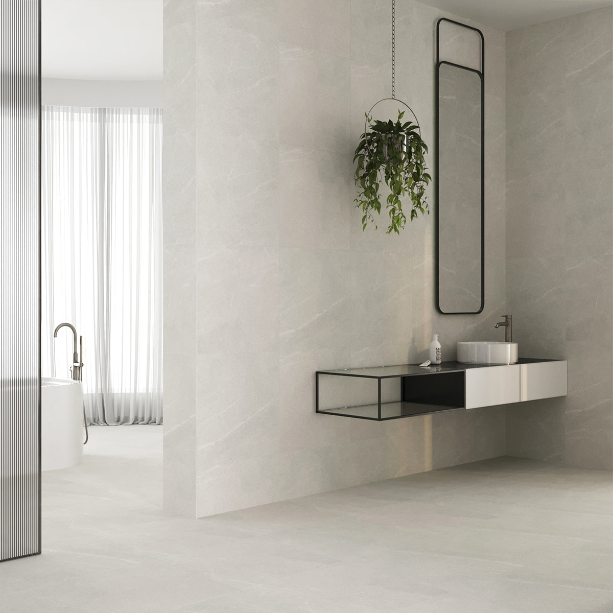 Klinker Bellevue White Marmor Mat 60x60