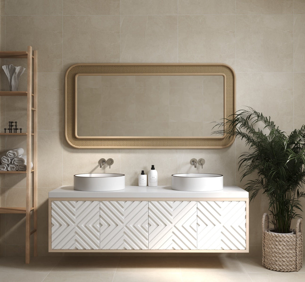 Klinker Bellevue Ivory Marmor Matt 60x60