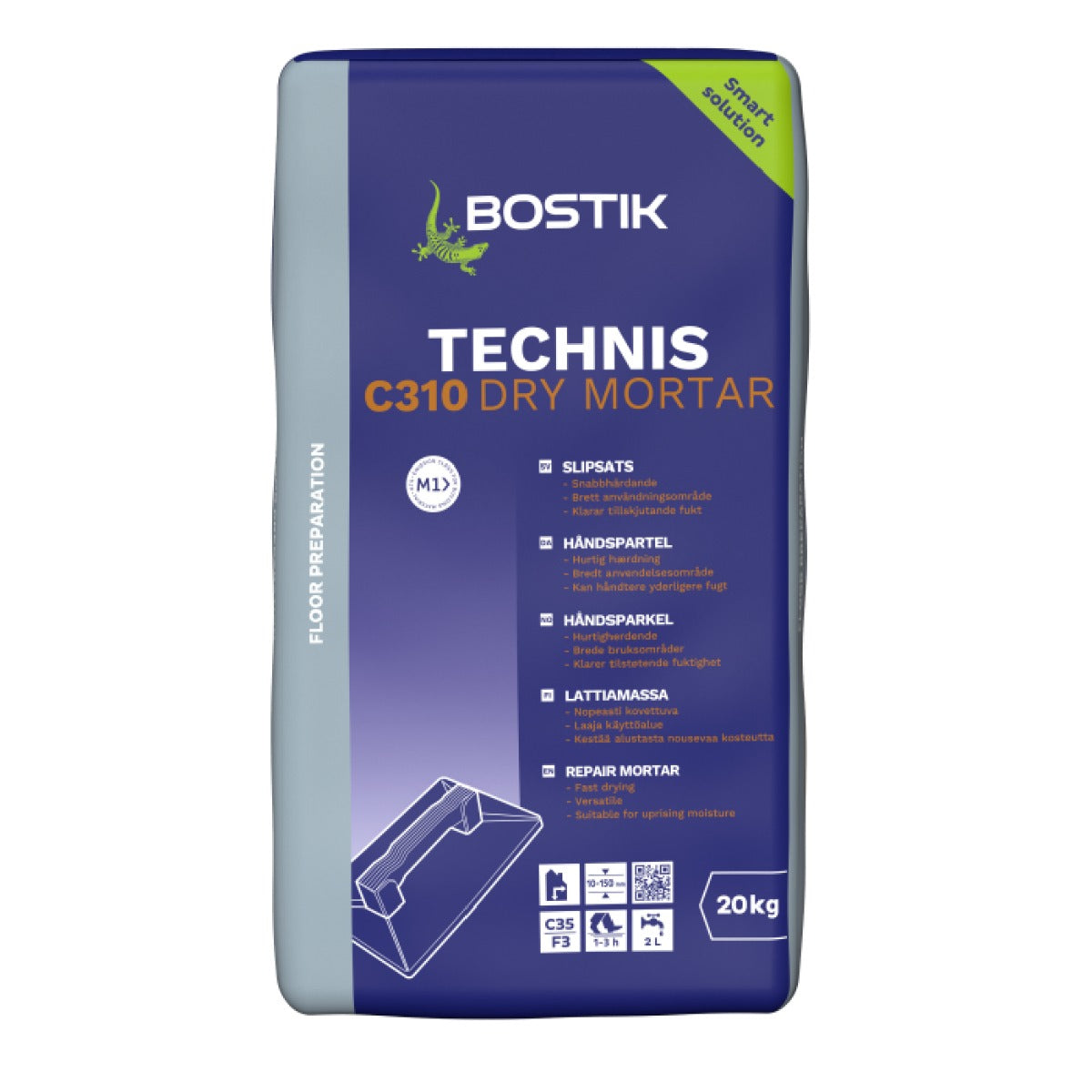 Håndspartel Bostik Technis C310 Dry Mortar 20 kg