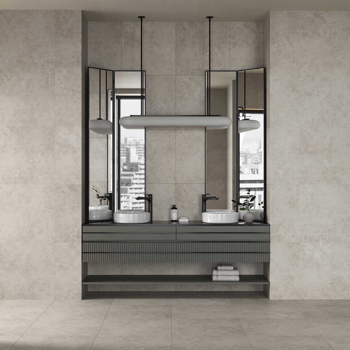 Klinker Carnaby Gris Mat 60x60