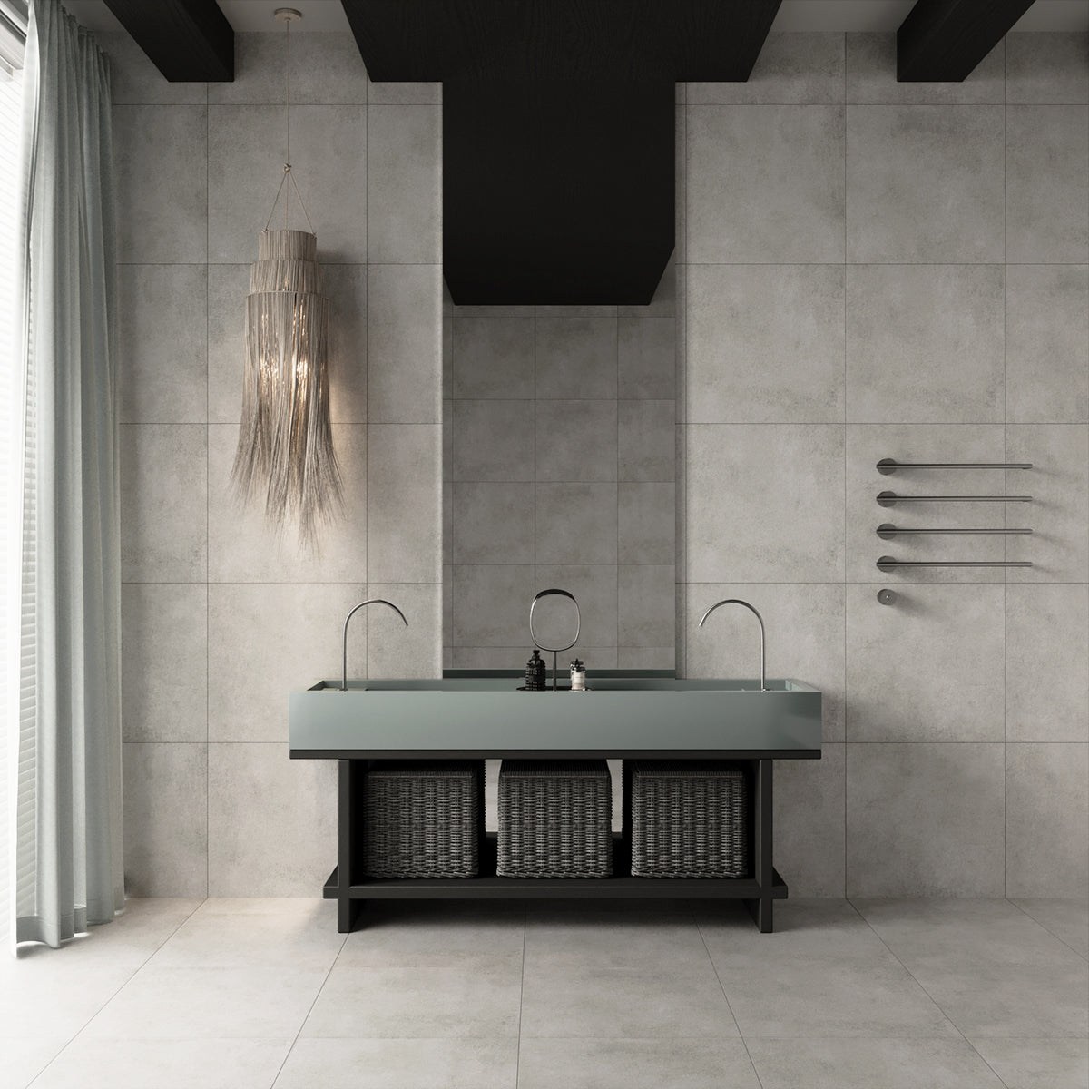 Klinker Concrete Light Grey Matt 60x60