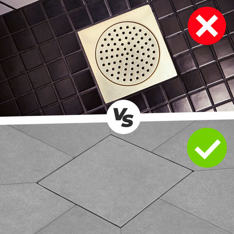 Tenfors Drain Skjult gulvafløbsrist