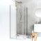 Swatch for Brusedør Hafa Igloo Pro Fold 90 Klart glas Aluminium 2-pak