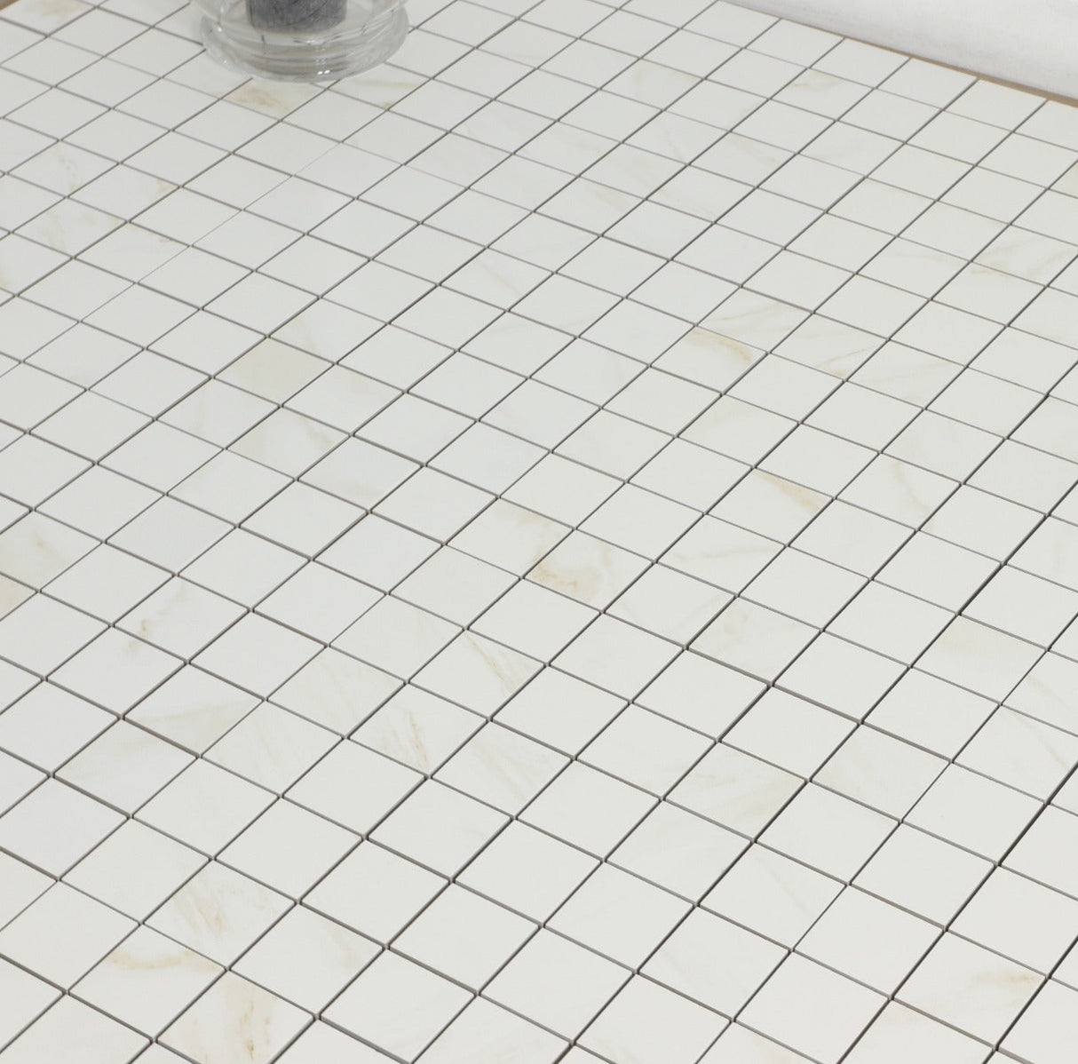 Mosaik Naos Gold Matt Marmor 5x5