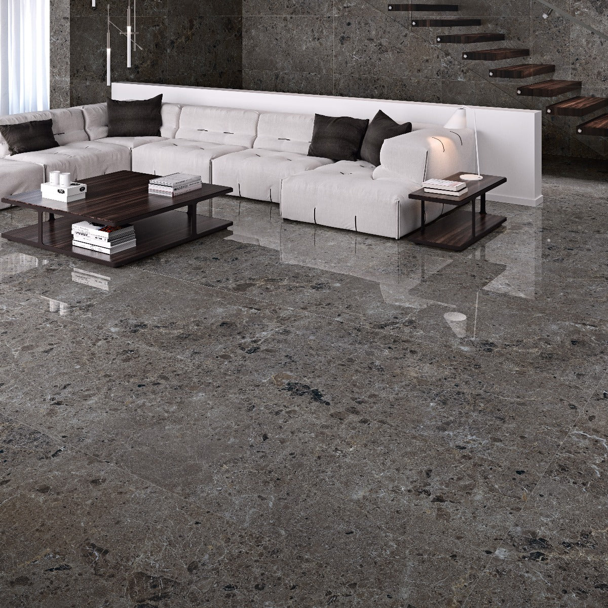 Klinker Artic Antracita Marmor Blank